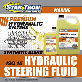 STAR BRITE oil texture drop highlighting non-foaming smoothness benefit