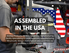 Starkey Products lifestyle shot loading camping gear at night for safer packing