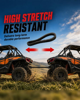 StarknightMT belt installed on ATV demonstrating stable RPM performance