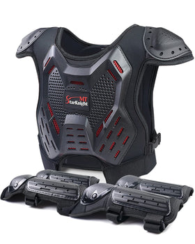 StarknightMT front chest protector view showing sleek coverage and durability