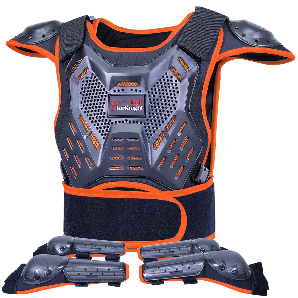 starknightmt front view showing full chest protection and secure fit