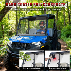 StarknightMT close-up of hard-coated polycarbonate texture for scratch resistance