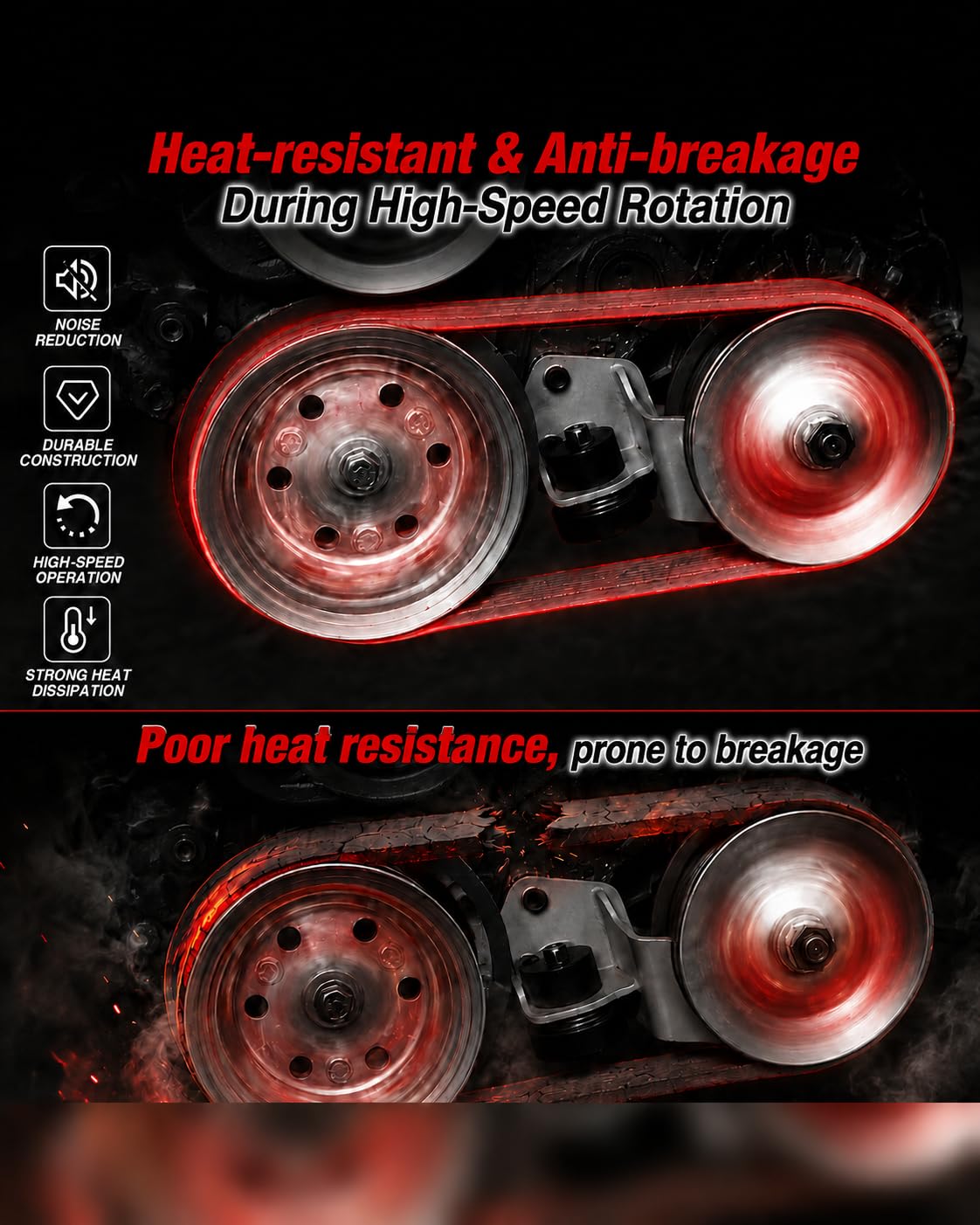 StarknightMT cross-section of cord and rubber showing reinforced strength