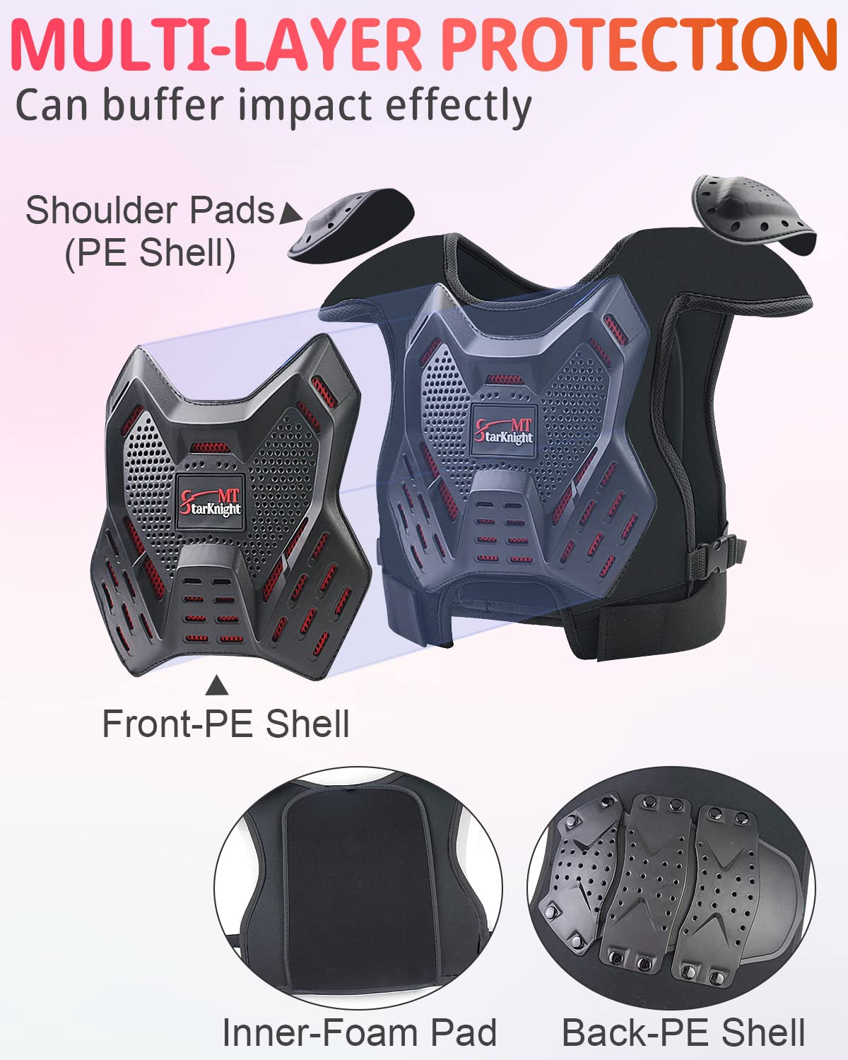 StarknightMT EVA foam close-up illustrating breathable comfort and shock absorption