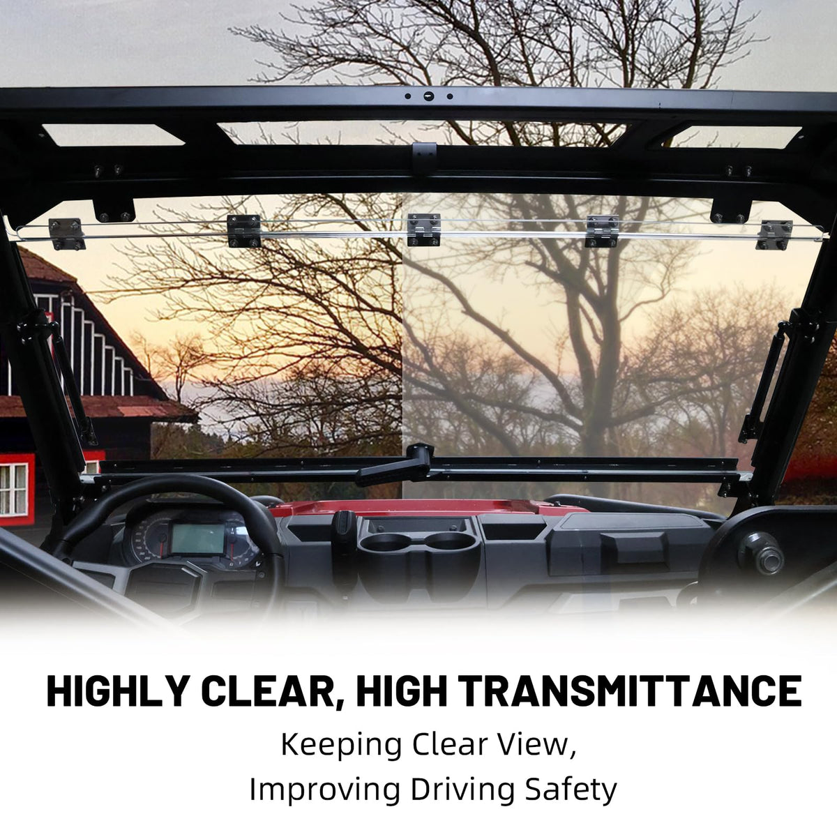 StarknightMT flip-up open showing improved airflow and comfort on hot days