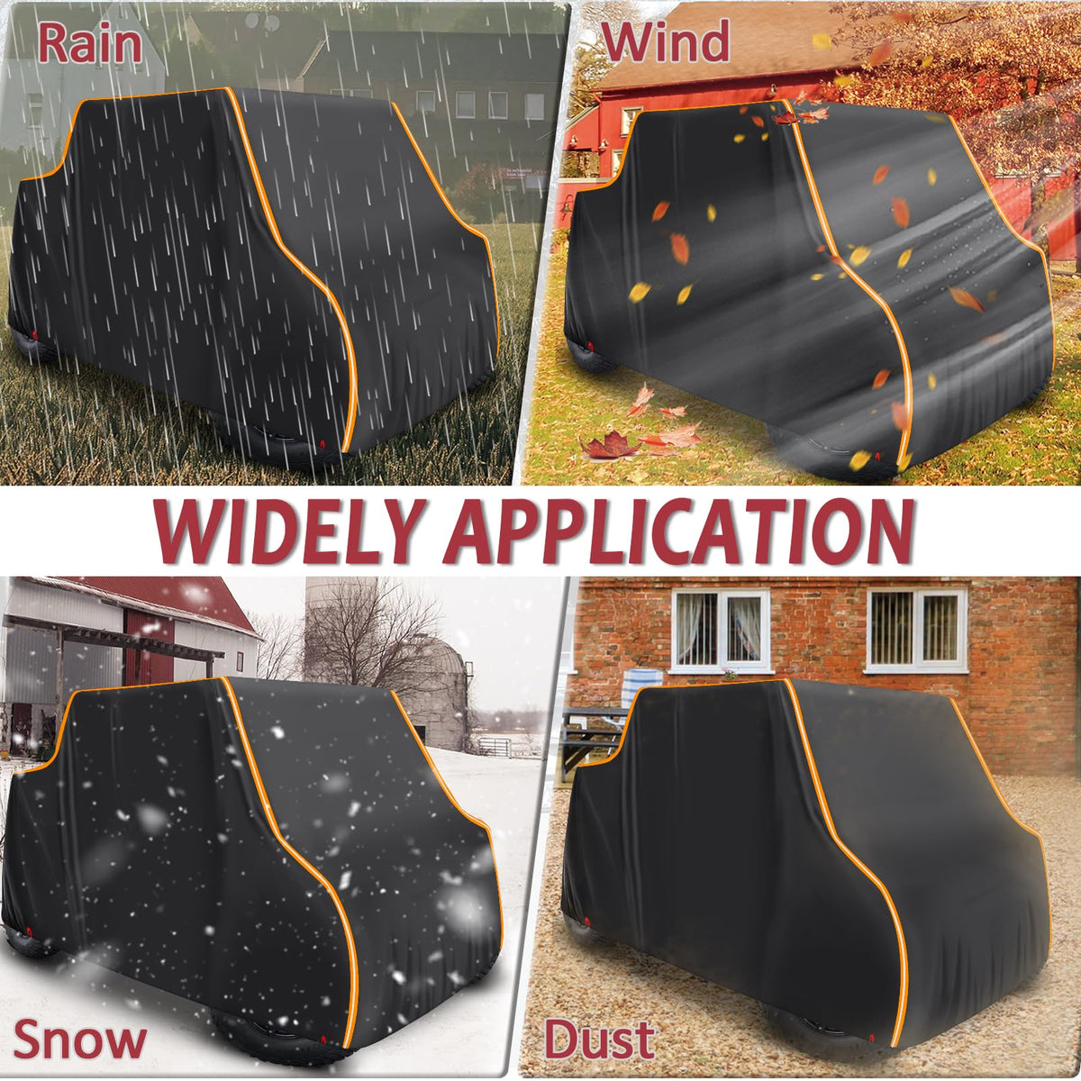 StarknightMT folded cover in storage bag for compact trail transport