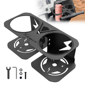 StarknightMT front view dual cup holder showing secure dual storage benefit