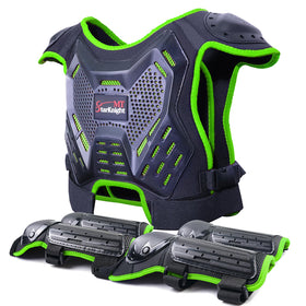 StarknightMT front view of chest protector set showing complete protection