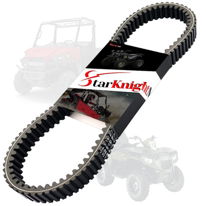 StarknightMT front view of drive belt packaging showing fitment and benefits