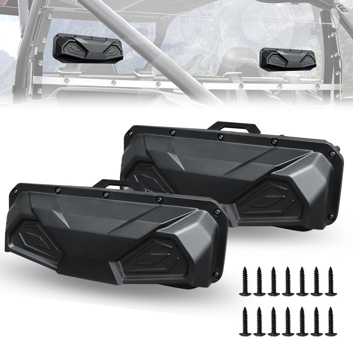 StarknightMT front view of vent kit showing parts and packaging benefit easy installation