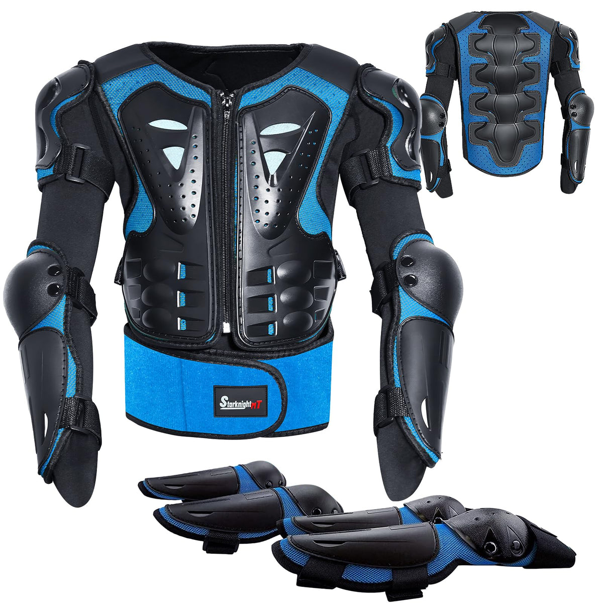 StarknightMT front view armor vest showing full chest protection and fast dressing benefit