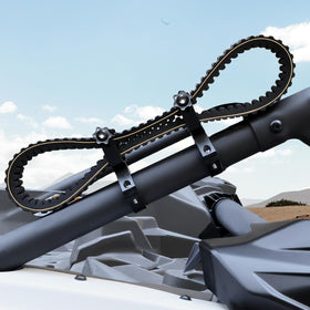 StarknightMT front view mounted on roll bar shows secure belt storage