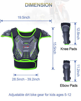 StarknightMT youth chest protector in use while riding demonstrating practical protection