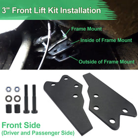 StarknightMT kit installed on Polaris Ranger side view for stability