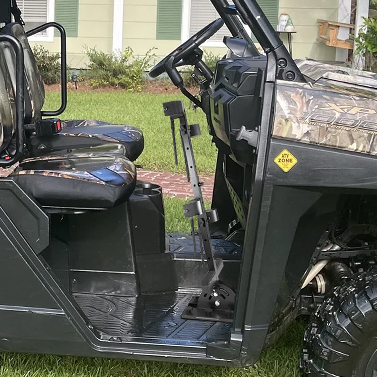 StarknightMT long gun seated in rack for quick access