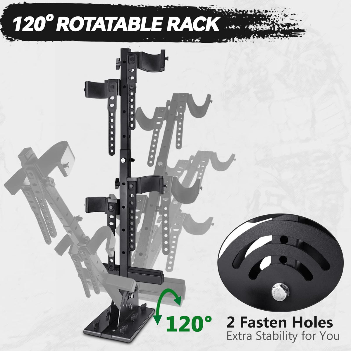 StarknightMT mounting plate detail for stable floor attachment