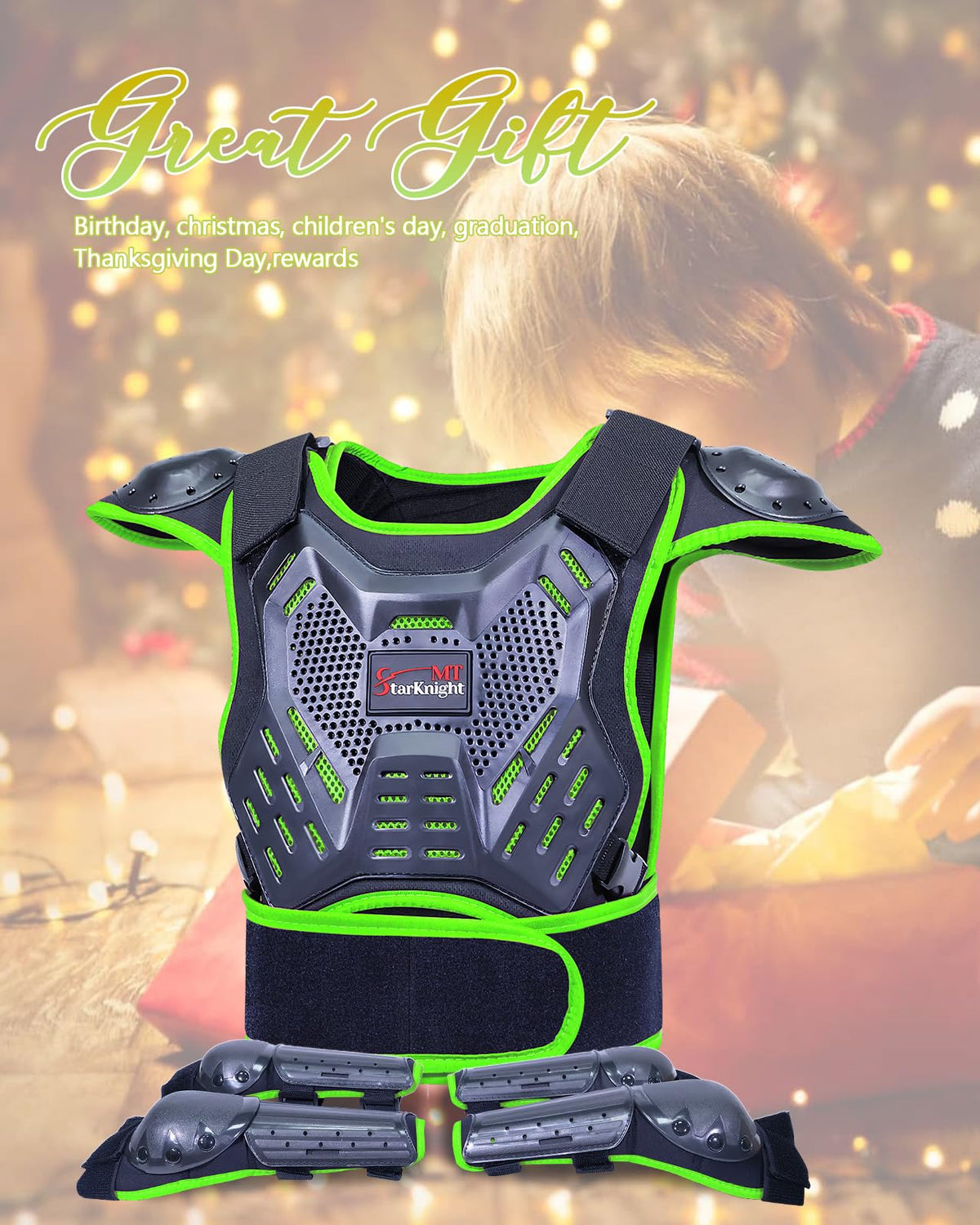 StarknightMT packaged chest protector shown gift-ready and well-presented