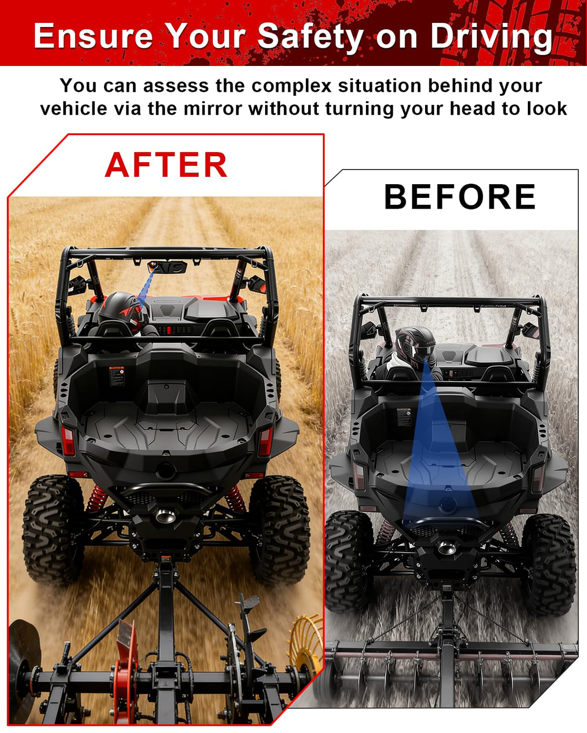 StarknightMT mirror held in hand for scale to show compact size and easy handling benefit