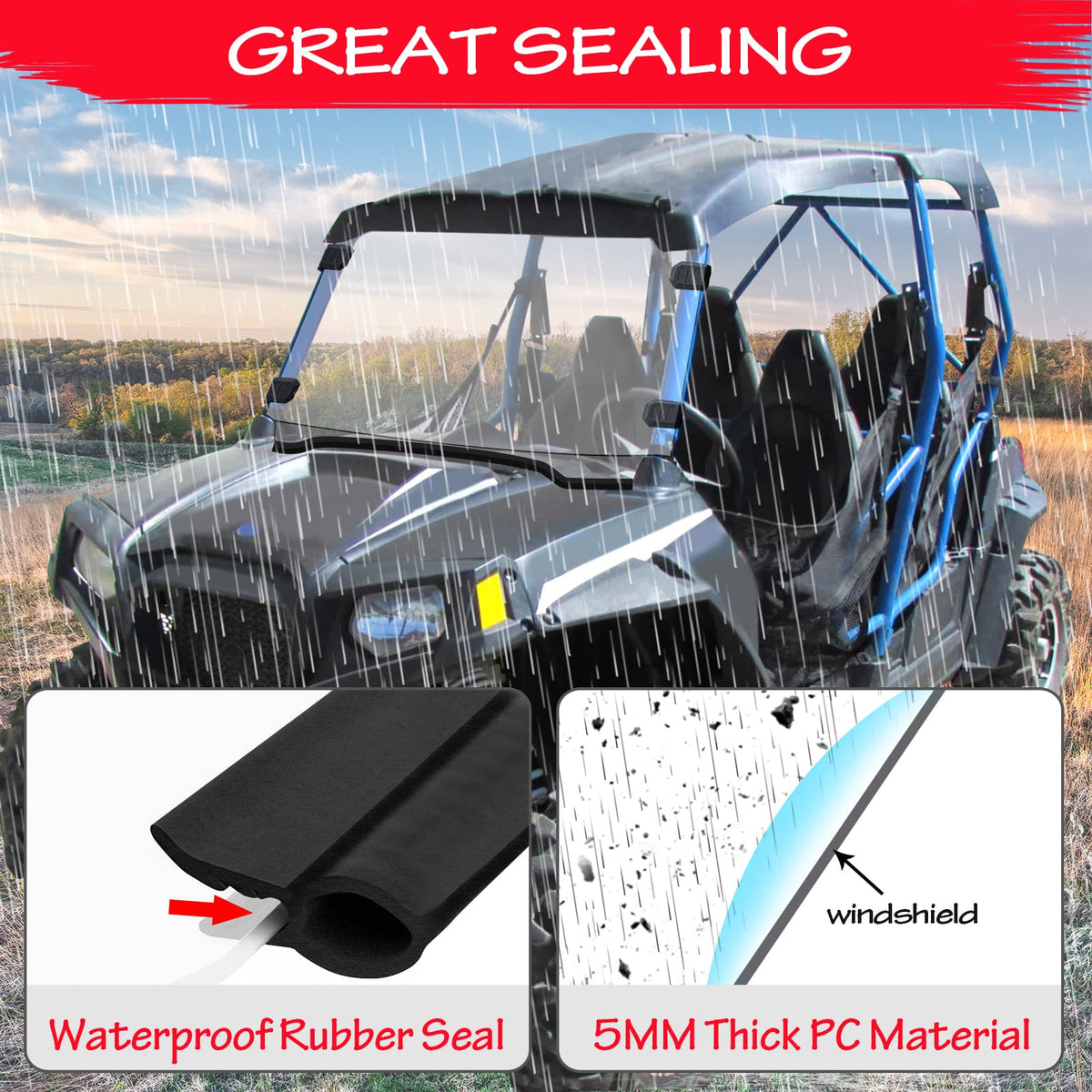 StarknightMT bottom rubber seal with inner metal strip preventing wind and water entry