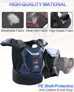 StarknightMT shoulder armor detail highlighting rigid PE protection benefit