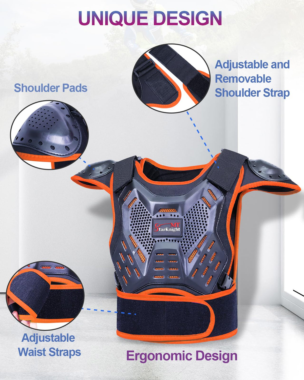 starknightmt shoulder shell close-up showing impact-resistant protection