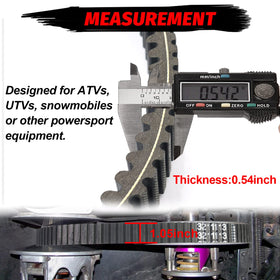 StarknightMT side profile showing belt thickness and layered durability