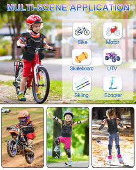 StarknightMT chest protector on child model to show size and fit