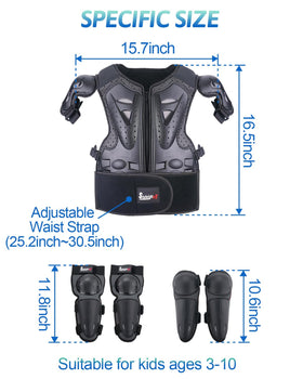 StarknightMT size scale with ruler to show adjustable fit across ages