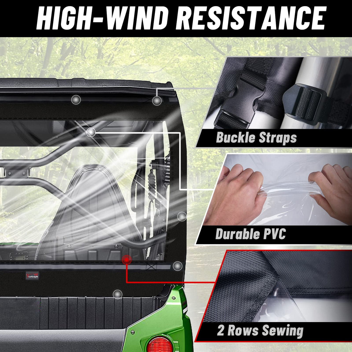 StarknightMT detailed seam stitching showing durable construction and longevity