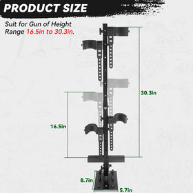 StarknightMT holding both tools and rifles to show multi-use organization
