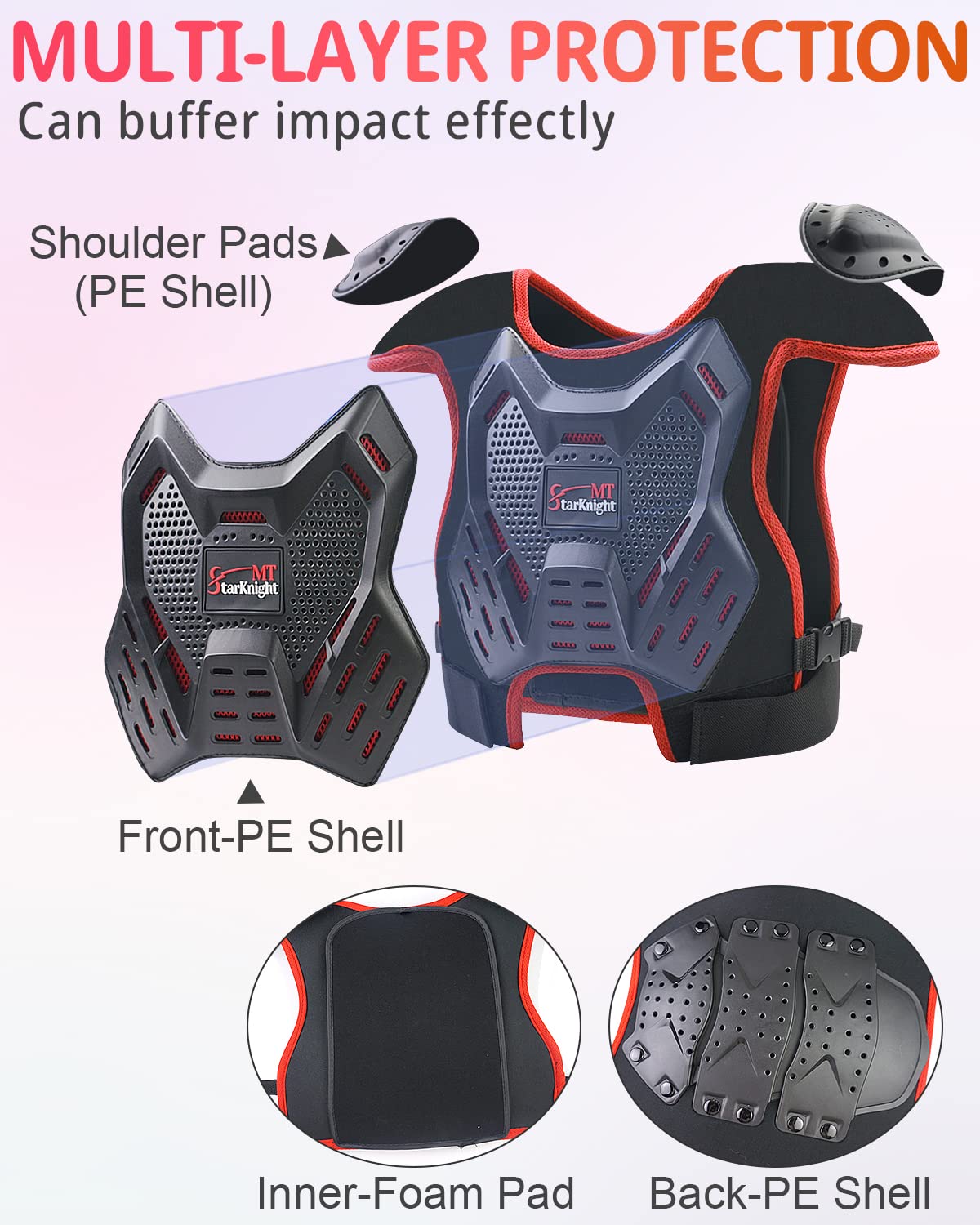 StarknightMT ventilation mesh detail improving airflow and rider comfort