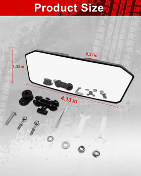 StarknightMT mirror mounted on rocky trail to illustrate vibration-resistant stability on rough terrain