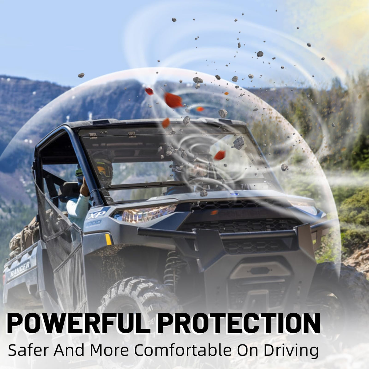 StarknightMT weatherstrip seal pressed to hood blocking wind and dust effectively