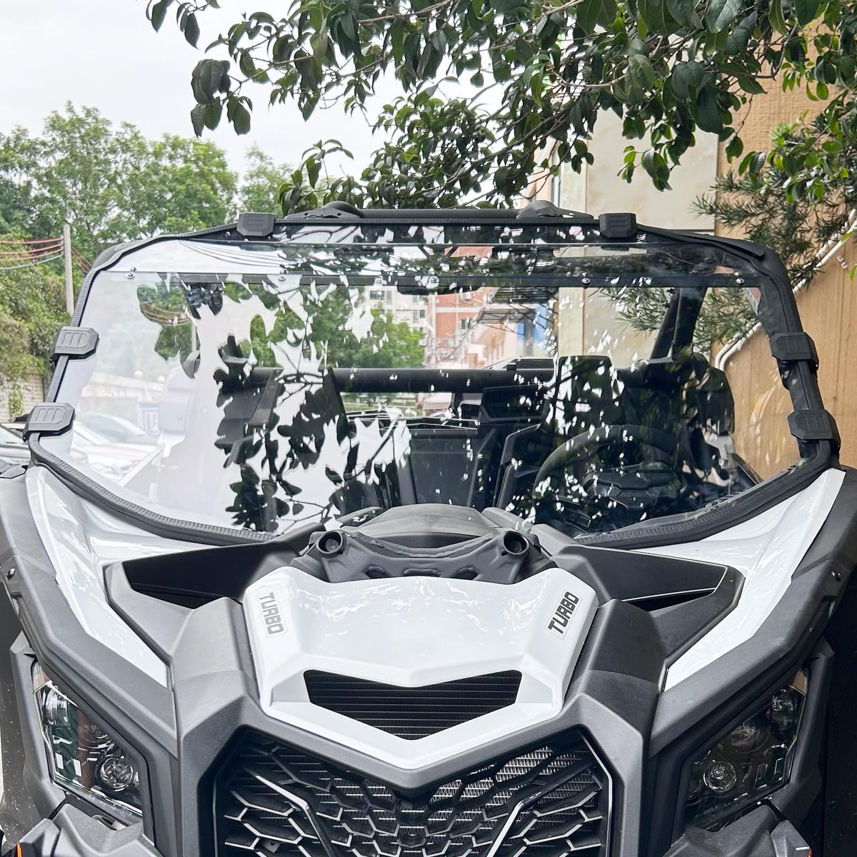 StarknightMT side profile on trail illustrating aerodynamic, rattle-free seal