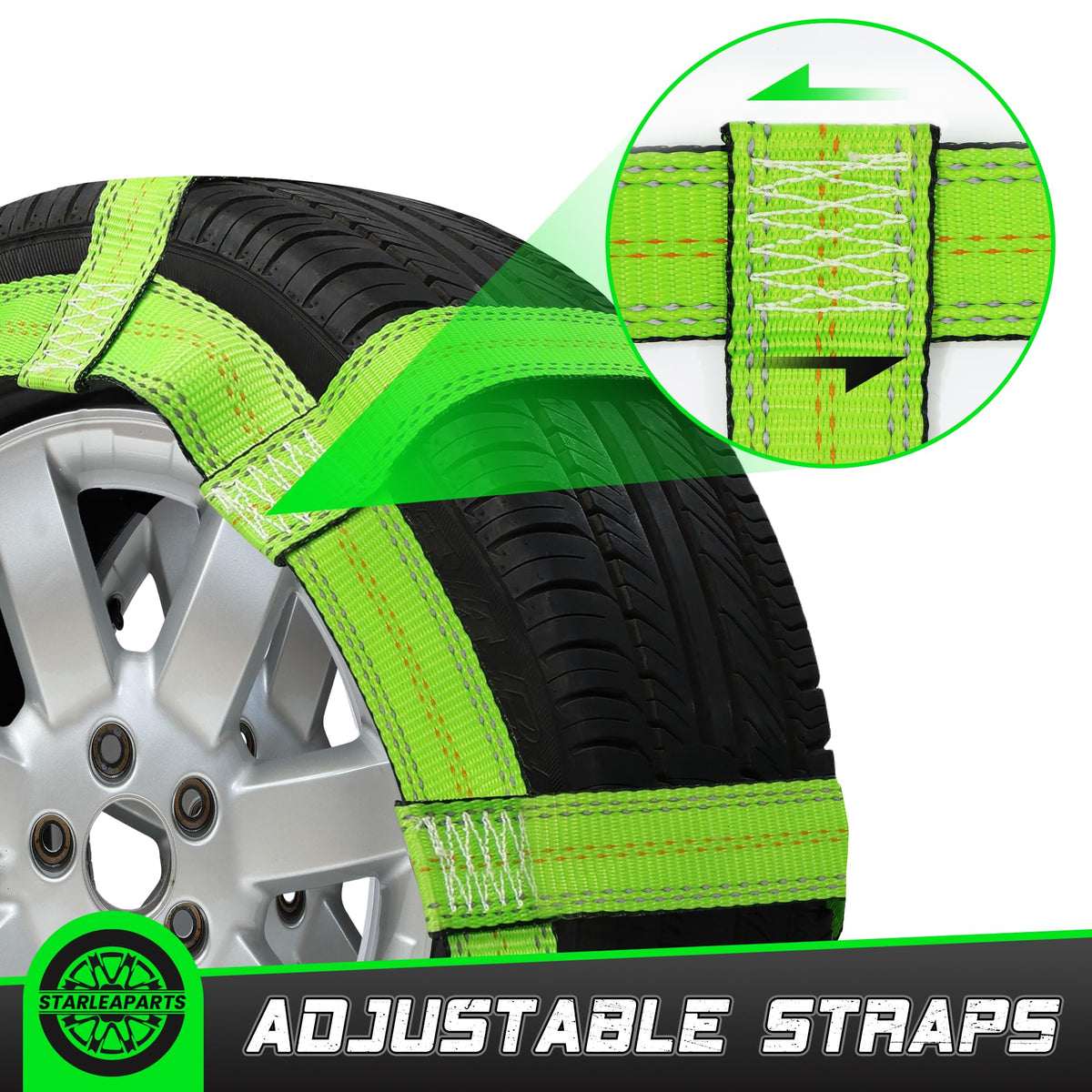 STARLEAPARTS flat hook detail showing rust-resistant finish, ensures durable secure connection