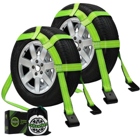 STARLEAPARTS front packaging view showing two tow dolly straps, promotes quick identification