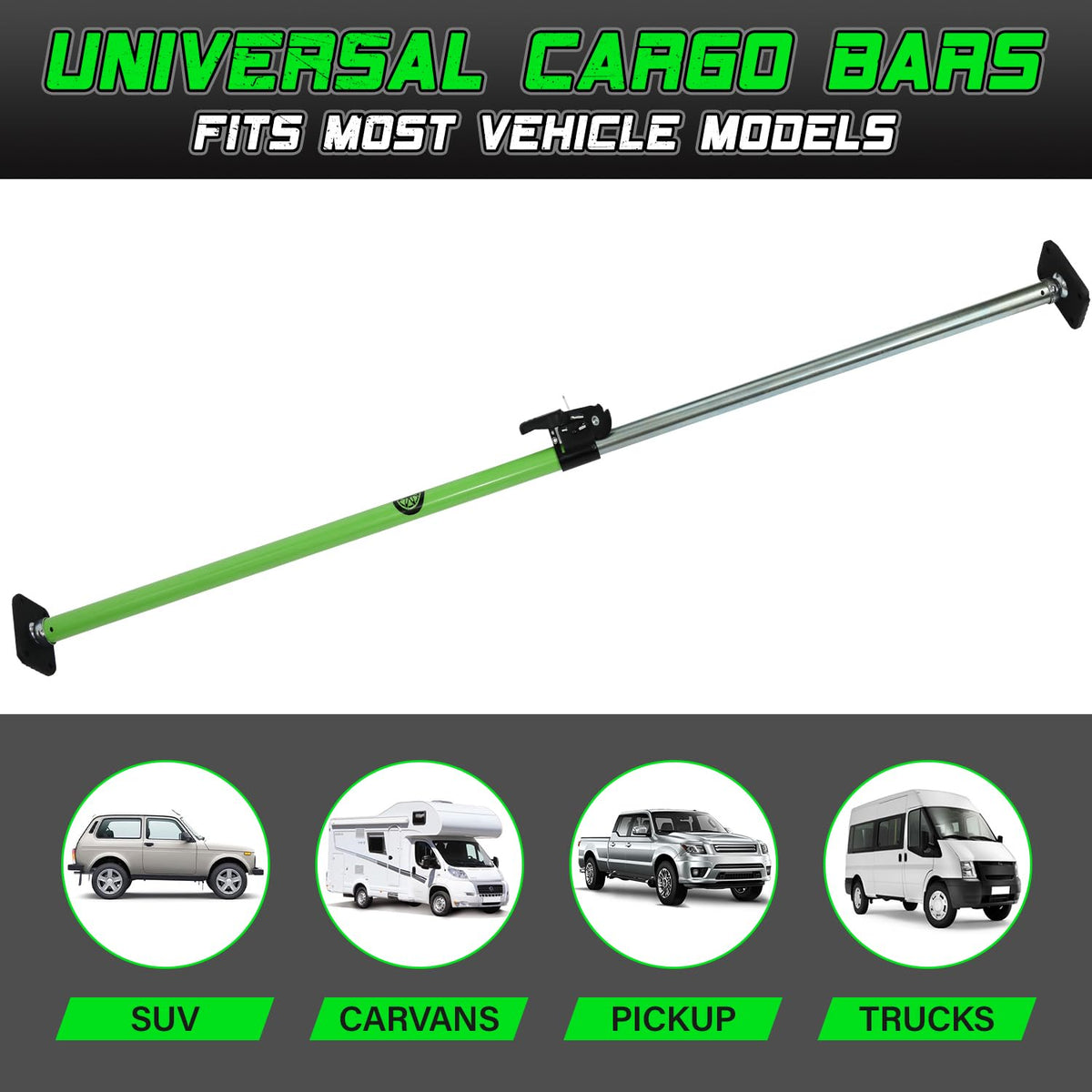 STARLEAPARTS collapsed cargo bar beside ruler showing compact storage and portability