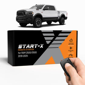 Start-X front packaging showing kit contents and compatibility benefit