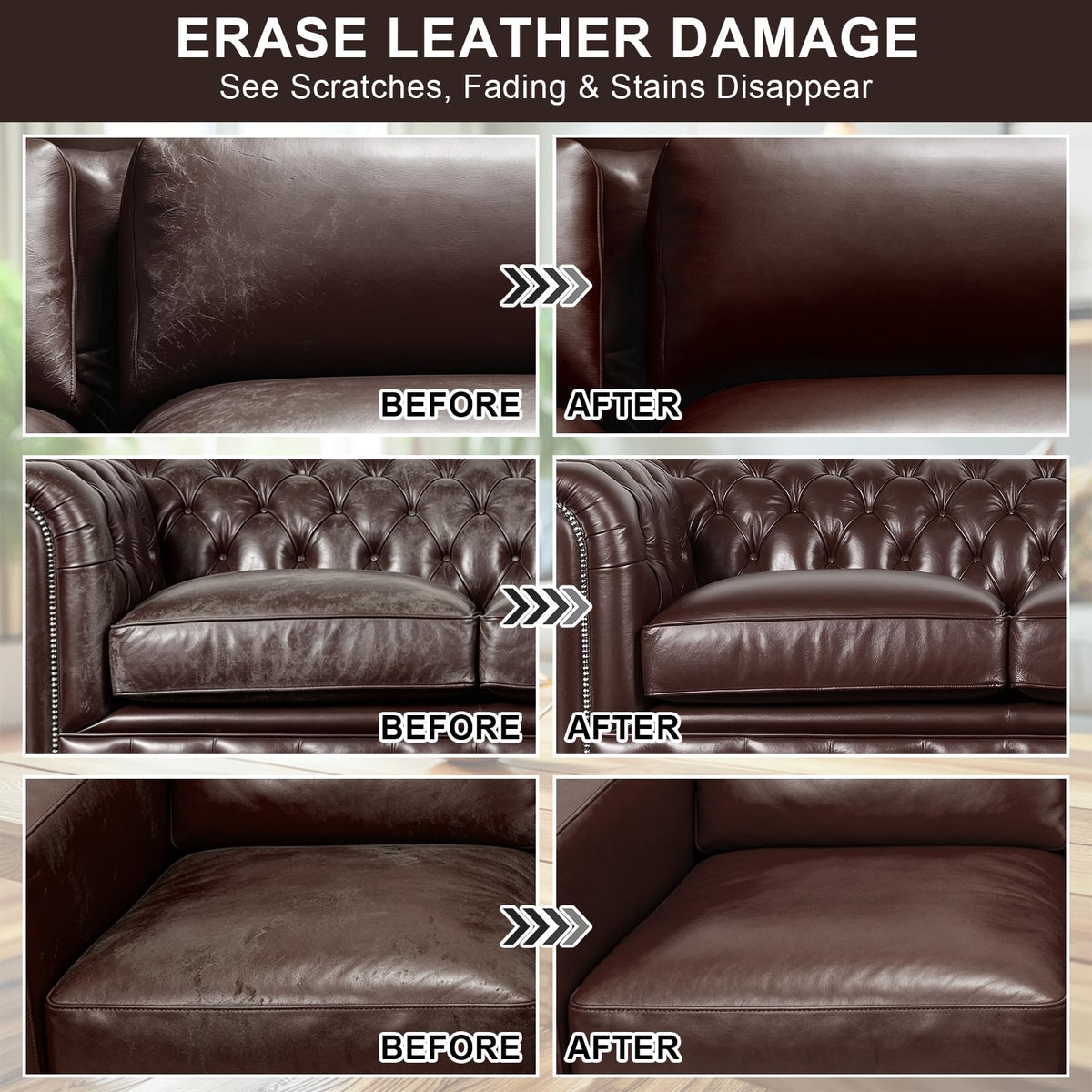 STARTSO WORLD brush applying dye to seam for precise leather repair