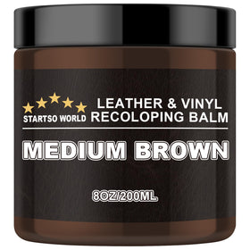 STARTSO WORLD front packaging showing medium brown repair kit and benefits