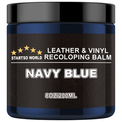 STARTSO WORLD front packaging showing navy blue balm and kit benefits