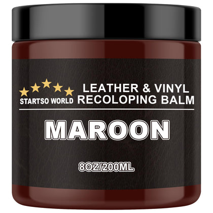 STARTSO WORLD front label showing maroon balm and product name, clear branding benefit