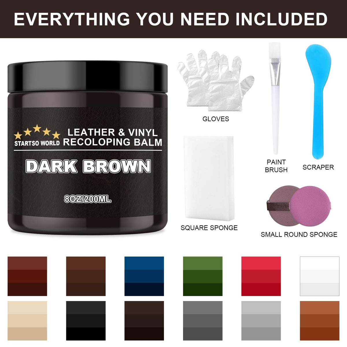 STARTSO WORLD swatch patches for color matching ensuring accurate shade