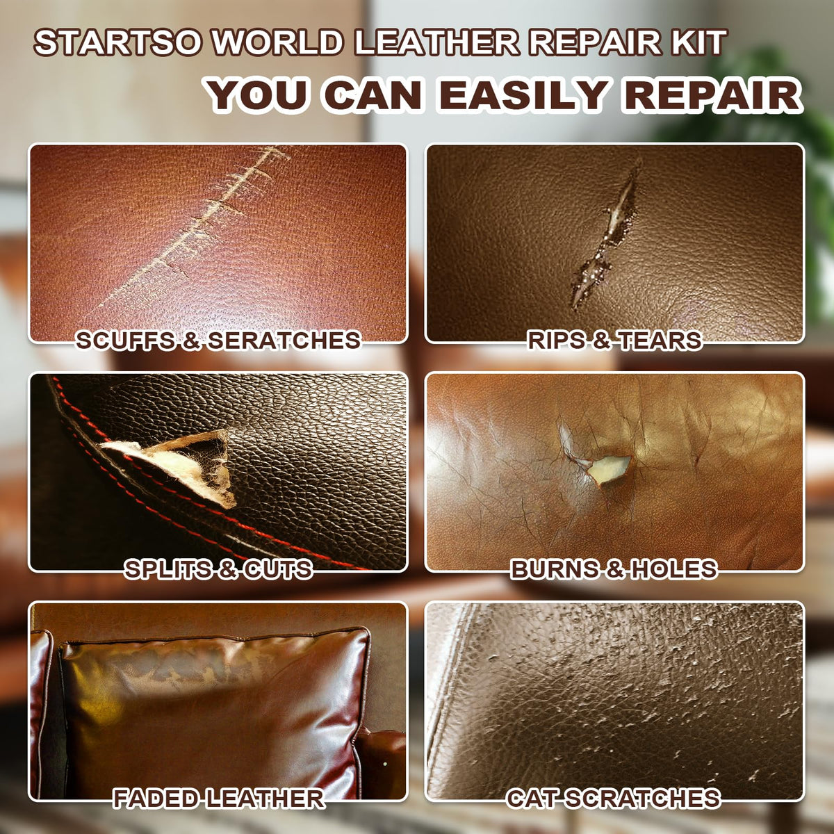 STARTSO WORLD texture paper and grain tool to match leather surface finish