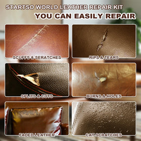 STARTSO WORLD texture paper and grain tool to match leather surface finish