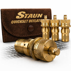Staun quickset front view showing gauge and preset for fast air down