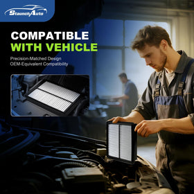 StaunchAuto cabin filter placed in HVAC housing enhancing air quality