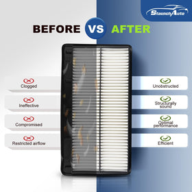 StaunchAuto filter media detail revealing multi-layer construction for efficient filtration