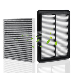 StaunchAuto front packaging showing engine and cabin filters, easy fit for fast replacement