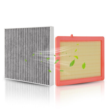 StaunchAuto front packaging showing both engine and cabin filters and easy fit benefits
